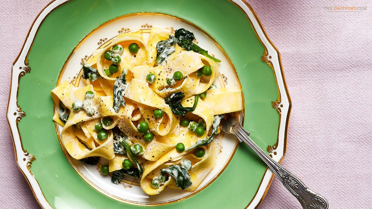 Foodie Friday:
Enjoy <a href="/LaTuaPasta/">La Tua Pasta</a> delicious recipe for Creamy spring vegetable Pappardelle over on thegaitpost.com 
The perfect dish to celebrate the imminent clock change

#youmeandthegaitpost #alfresco