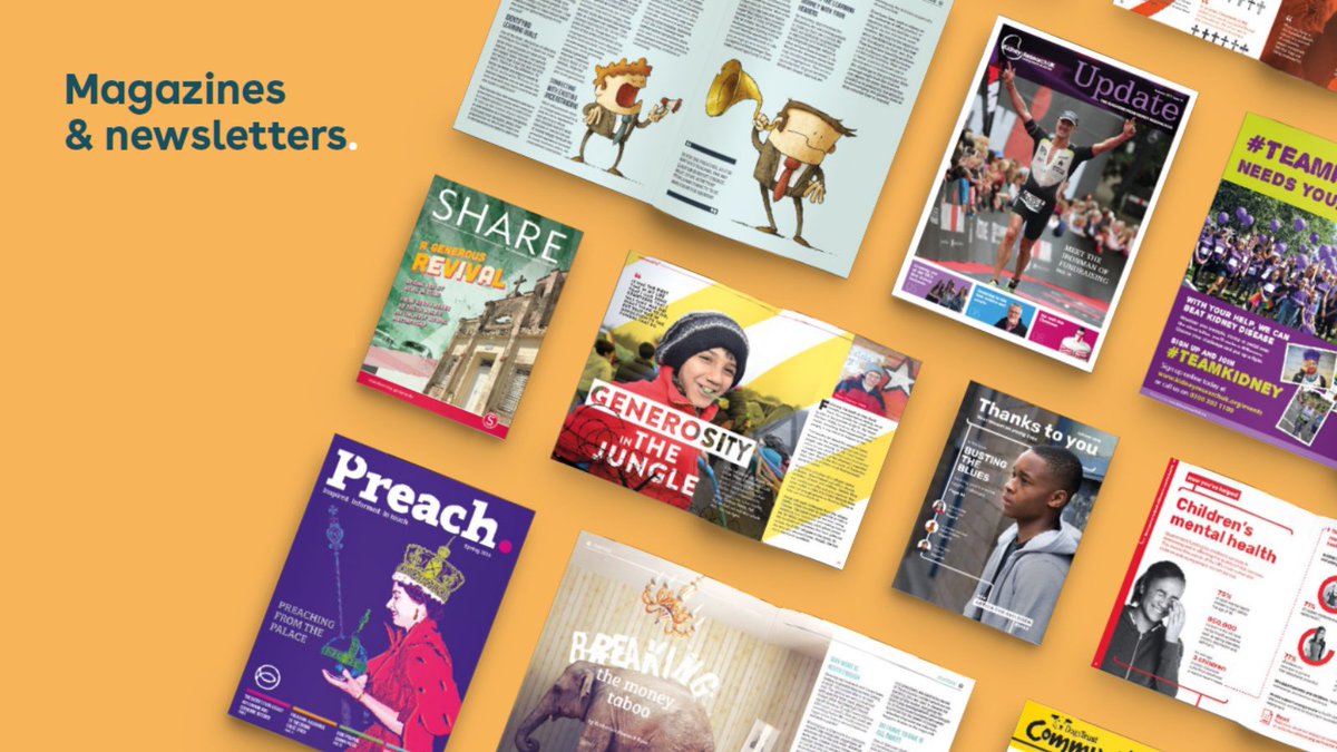 Adept_Design's tweet photo. We have a track record of producing successful #charity #publications!
Using our expertise, we produce effective and creative designs, so our #charities can rest easy knowing their #magazine or #newsletter is working hard for them! ππ
#charitydesign #designagency #Norfolk https://t.co/5pP3WtHZAE