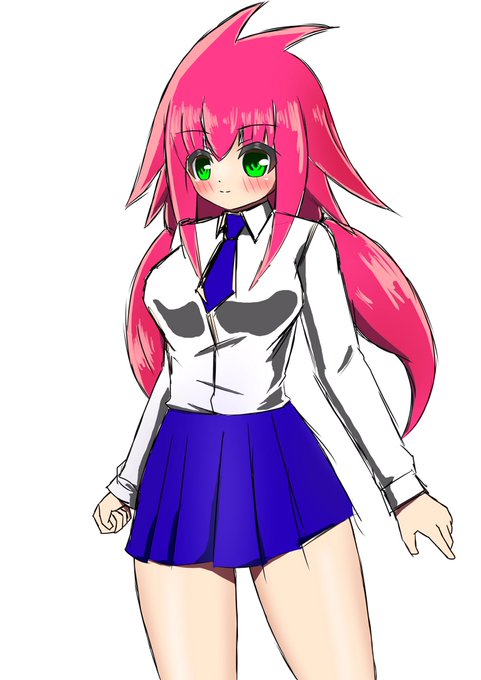 ラスティレッドも普段は女子高生。

2枚目は校内の怪しい集まりに引き込まれた的なのです。 