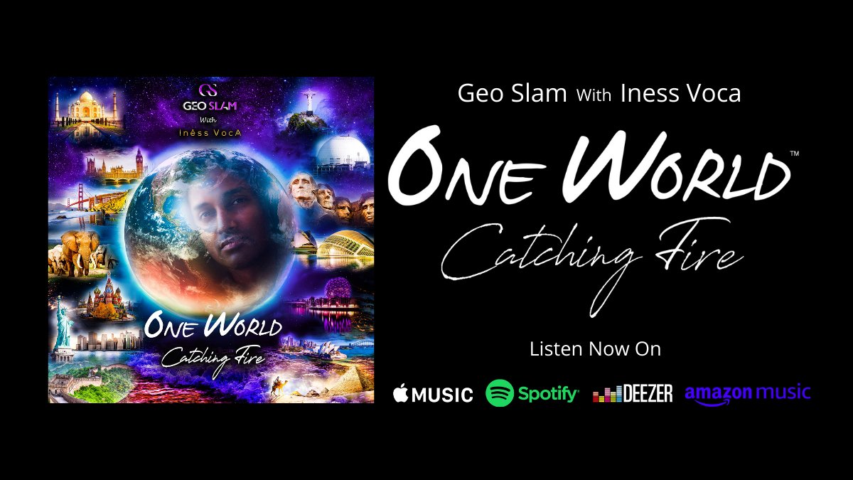 GeoSlamOfficial's tweet photo. Pop Music With A Message 🌍☀️
Listen Now 🎵
.
⚪️https://t.co/aIFSuQblHl
🟢https://t.co/5NFUlN9Wyq
⚫️https://t.co/mlhHzgr0xI
🔵https://t.co/LUOxwcS4NA
.
#Oneworld Catching Fire
.
.
#geoslam #antjesimdorn #inessvoca https://t.co/SnIoJh5DMR