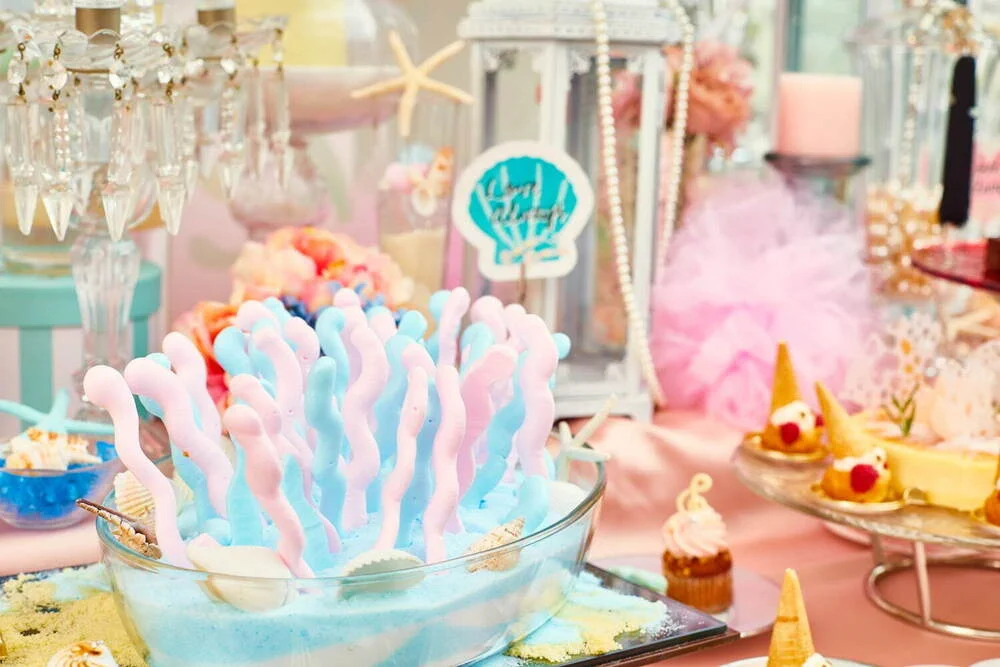 千葉・浦安で人魚姫がテーマのデザートブッフェ『プリンセス・マーメイドのスイーツパーティー』が誕生！マカロンやカップケーキが可愛すぎる！！
