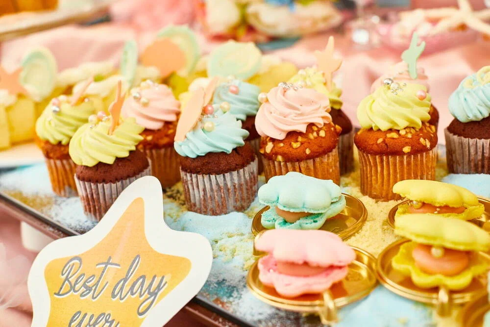 千葉・浦安で人魚姫がテーマのデザートブッフェ『プリンセス・マーメイドのスイーツパーティー』が誕生！マカロンやカップケーキが可愛すぎる！！