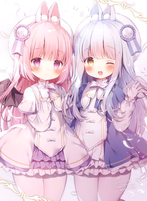 メル&amp;リリーちゃん🐰
#よその子 