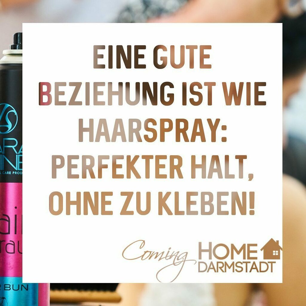 ComingHOME_DA's tweet photo. Eine gute #Ehe ist wie #Haarspray: perfekter #Halt, ohne zu #kleben!
#perfekterhalt #perfekterlook #perfektebeziehung #paarbeziehung #freundschaft #cominghome #darmstadt #positiv #fröhlich #hoffnung #zuhause #zuhausesein #nachhause #nachhausekommen #spru… https://t.co/ihLmHsd59s https://t.co/flZsLYlTTQ