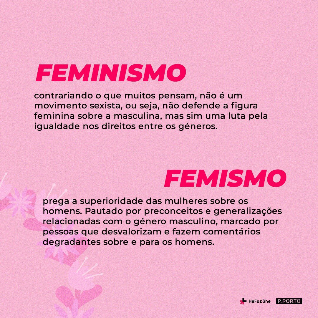 HeForSheIPP's tweet photo. Descobre a diferença entre estes dois termos distintos! 
Para mais informações passa pelo nosso Instagram 💗 https://t.co/gBz0m3Lmtd