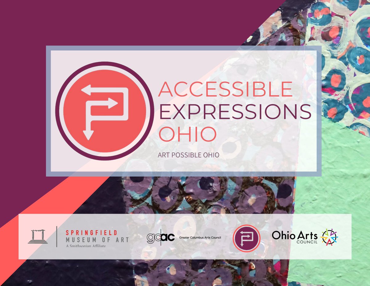 Our Accessible Expressions Ohio exhibition opens tomorrow at the Springfield Museum of Art. 

Join us for a virtual walk-through of the exhibit, an arts workshop by Springfield staff, and  awards ceremony on the Art Possible Ohio facebook page! 

Virtual events kick-off at 11AM!