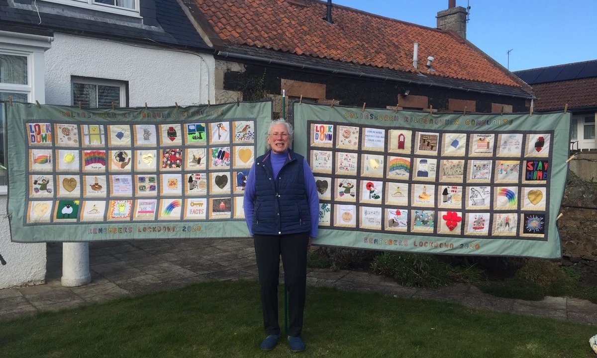 Lockdown memories: Sir Tom Moore and Zoom meetings feature on huge quilts made in Fife’s East Neuk dlvr.it/RwPbYg