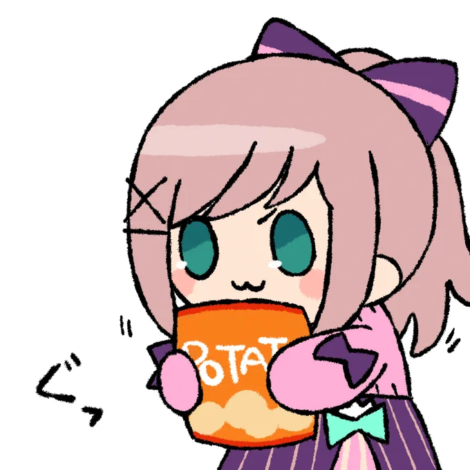 ポテチの袋を開けるのに失敗するる・デストロイヤー #るるのアトリエ 