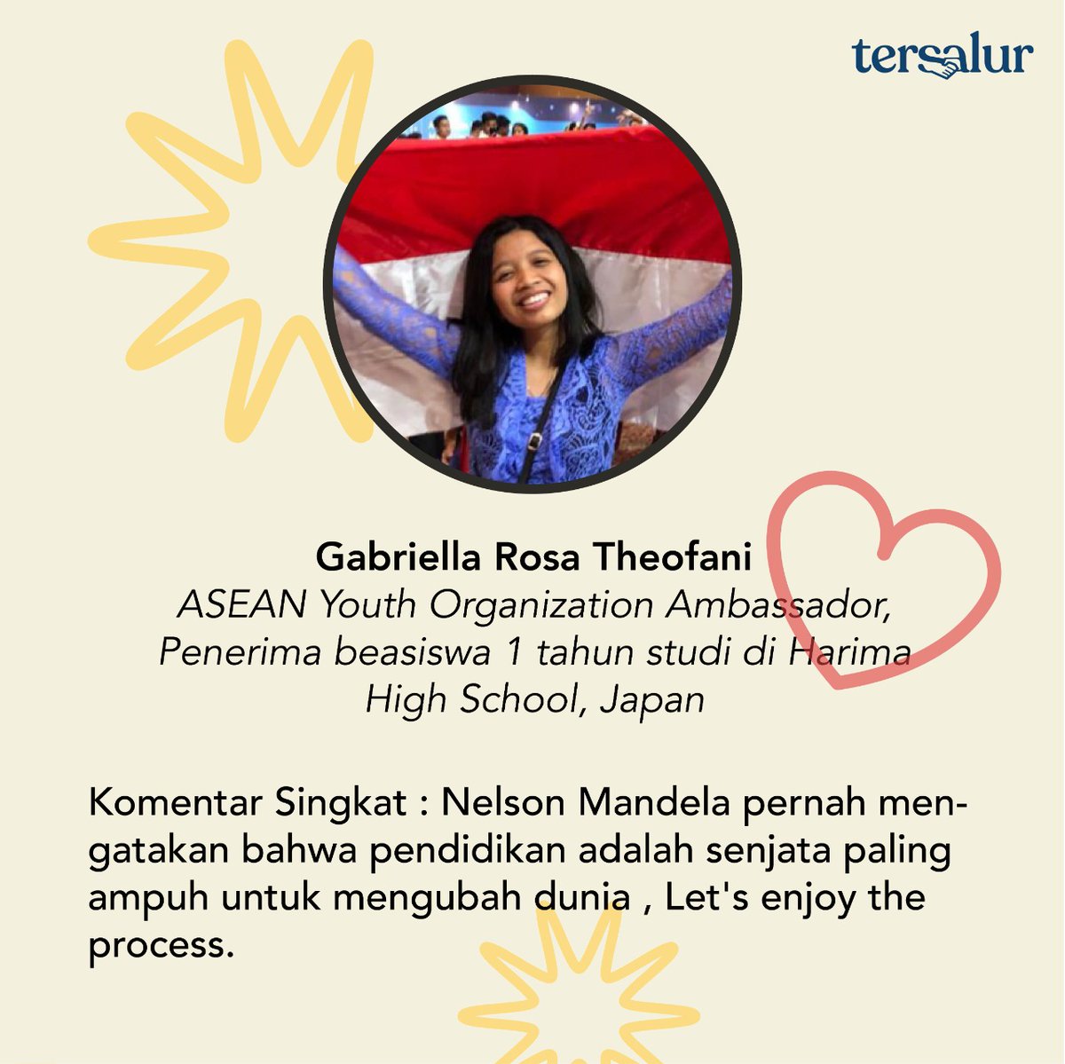 tersalur's tweet photo. Hai, sobat Tersalur! Ada yang seru nih di hari Minggu besok! Tersalur bakal adain Live IG bincang - bincang bareng dua wanita hebat, Dominiques Sierra dan Gabriella Rosa, seputar pentingnya pendidikan!

Jangan kelewatan ya!
Tanggal: Minggu, 28 - Maret  - 2021
Pukul: 19.30 WIB https://t.co/x6br9IWIRw