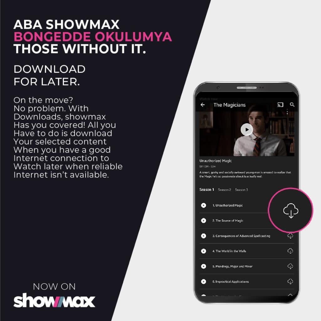AyebareSolomon1's tweet image. ✅ Download for later
✅ Control your data
✅ Watch live events — News, Sports, Music etc

I can only wonder what life would be without @ShowmaxOnline ...kale now, I’d be in the bush hunting, but I’m catching up on my favorite shows😂
You too can #JoinThatShowmaxLife and enjoy 😉