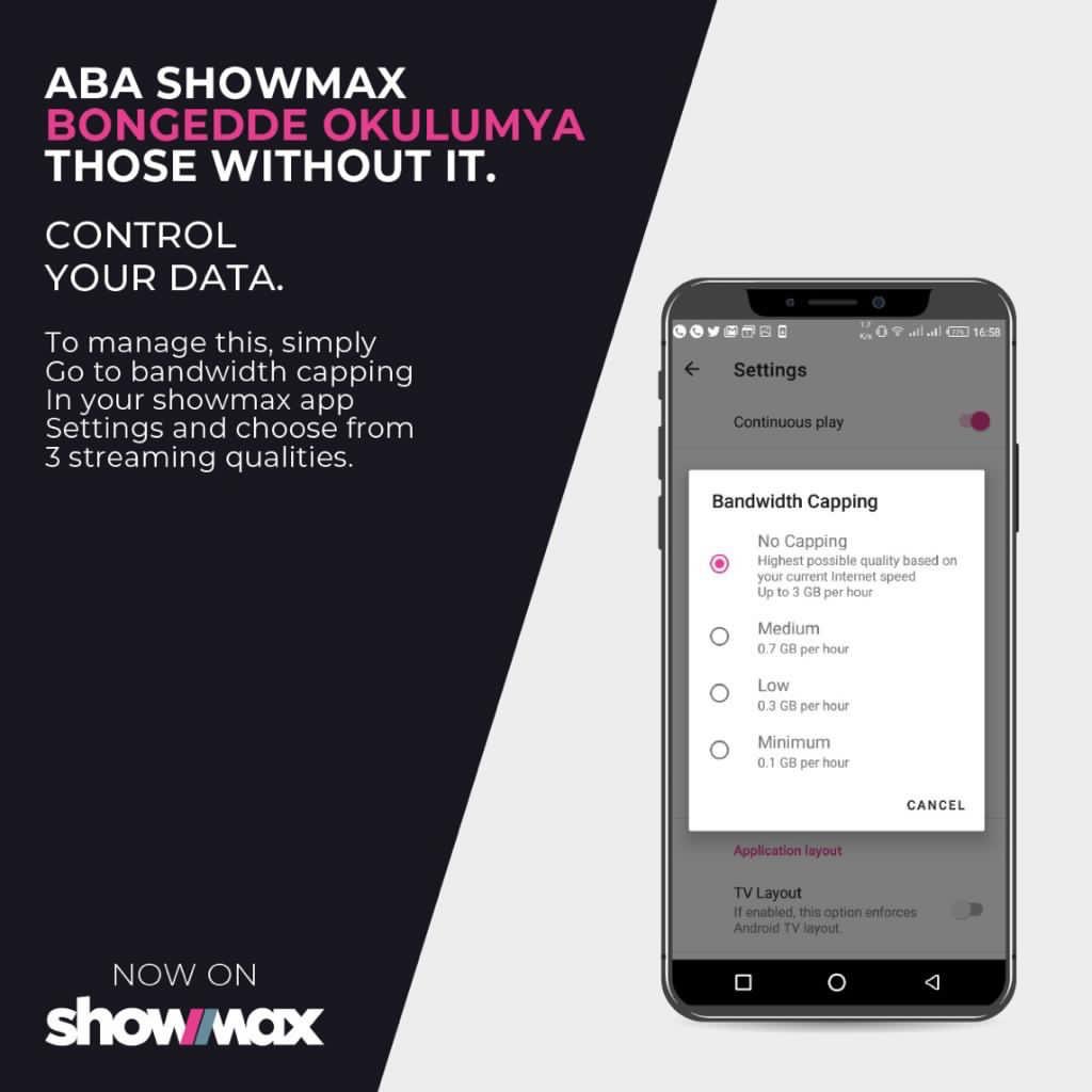 AyebareSolomon1's tweet image. ✅ Download for later
✅ Control your data
✅ Watch live events — News, Sports, Music etc

I can only wonder what life would be without @ShowmaxOnline ...kale now, I’d be in the bush hunting, but I’m catching up on my favorite shows😂
You too can #JoinThatShowmaxLife and enjoy 😉