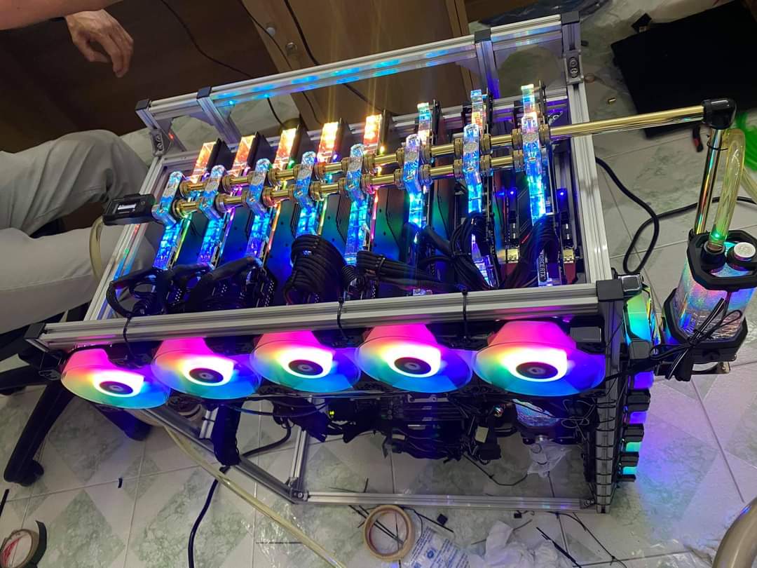 Mining Setup Crypto Mining Mining Rig With Gpu OEM Mining Rig Gpu( Crypto  Mining SETUP) At