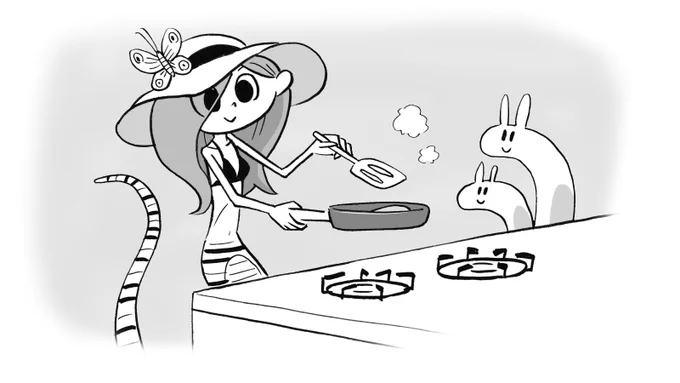 料理するニョロリン

次はにょろにょ～ろ描いてます!
話はもう出来ていて下描き中です 