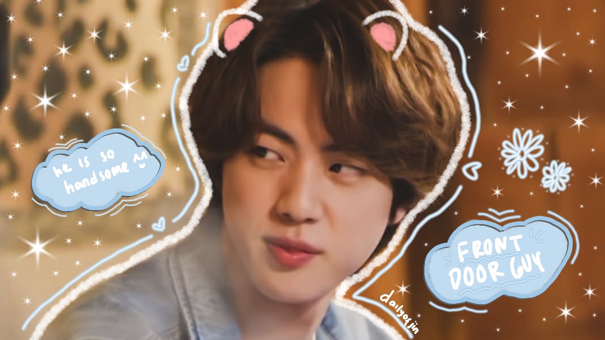 dailyofjin's tweet photo. Seokjinie                                  Kim seokjin https://t.co/ibTJ9dejtF