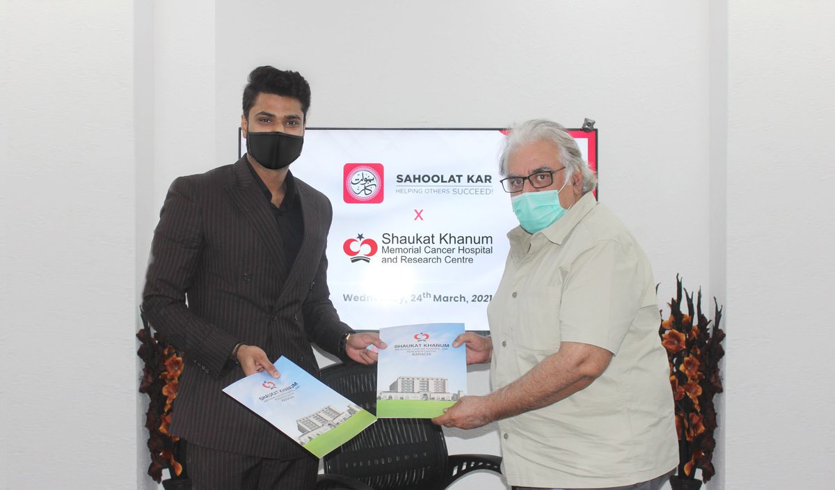 SKMCH's tweet photo. #SahoolatKar joins hands with Shaukat Khanum Memorial Cancer Hospital and Research Centre to support the treatment of deserving cancer patients. #SKMCH https://t.co/14AoNPE4k2