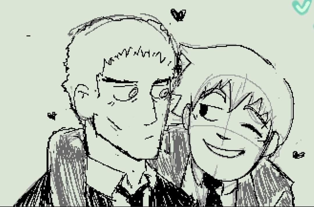 GanimedesE's tweet photo. Them 💕-Old Art
#mp100 #ToiRei #TouRei #ship https://t.co/3fcM2SISot