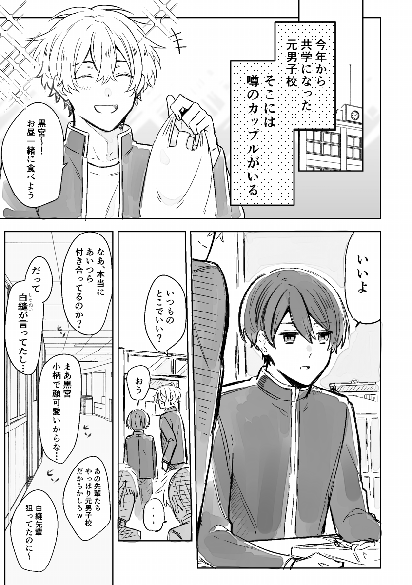 お互い都合が良くて付き合ってる男子高校生*創作BL 