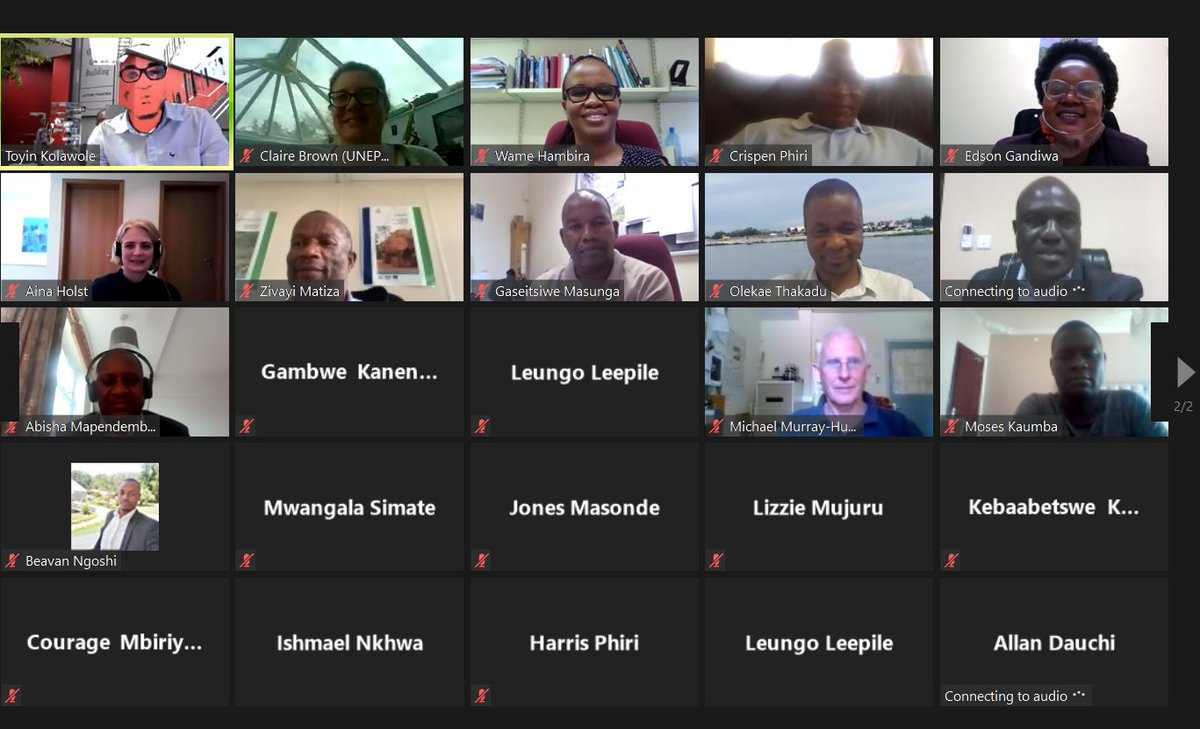 unepwcmc's tweet photo. Yesterday, we organised a workshop for partners in Botswana, Zambia and Zimbabwe on national ecosystem assessments. Partners were guided through the scoping phase of the process to identify key policy questions on nature and its contributions to people.

🔗https://t.co/Rzc22UG54Q https://t.co/QFKafLmvIZ