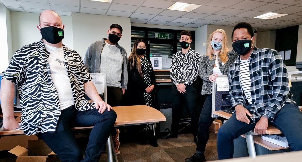 Team U308 all raring to go today, hoping to raise loads of cash for #darrelday <a href="/dazzlar_darrel/">Darrel</a> 🦓