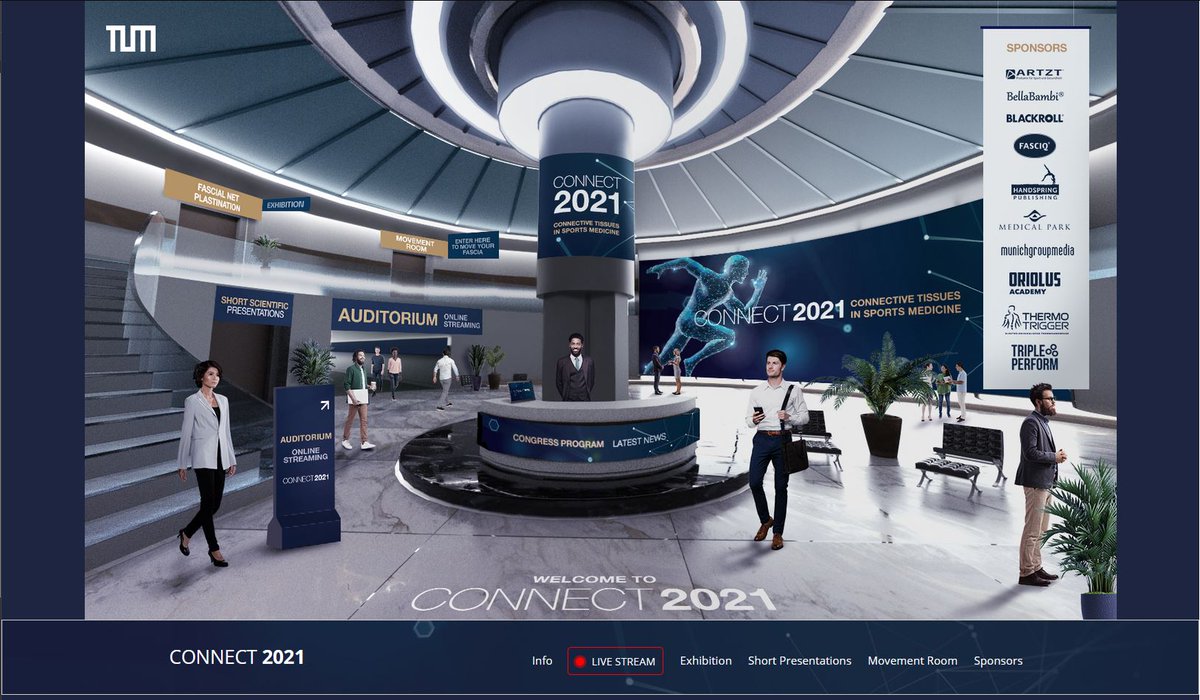 Have a look at our beautiful virtual congress hall!
#CONNECT2021