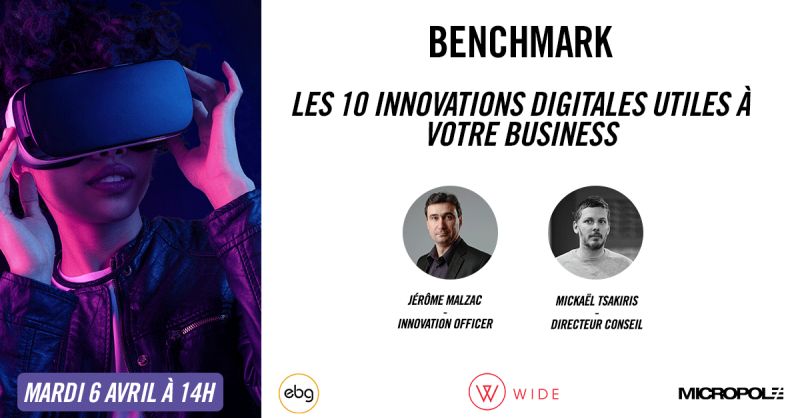 🚀 Quelles sont les 10 innovations digitales utiles à votre business ?

👀 Découvrez les innovations qui seront accélérateurs de business pour votre entreprise !

📅 Le mardi 6 avril, 14h à 15h
S'inscrire 👉 bit.ly/3vF8zV8