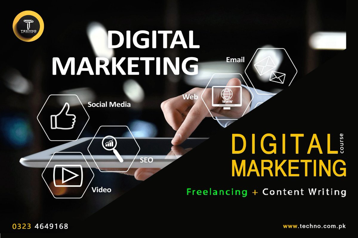 Techno_GSU's tweet photo. #DigitalMediaMarketing #Course
Along with #Freelancing and #ContentWriting

Duration: 2 Months along with #Internship
Timing: 1 hour 30 min
Days: Thursday, Friday

For #Registration, the Course Click below
https://t.co/mipzYPnCDR https://t.co/JHZbUmM36a