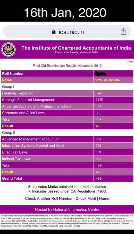 iSalmanAnsari's tweet photo. "Stop crying, it's just a exam Result."

The result: https://t.co/zoQlFraBcj