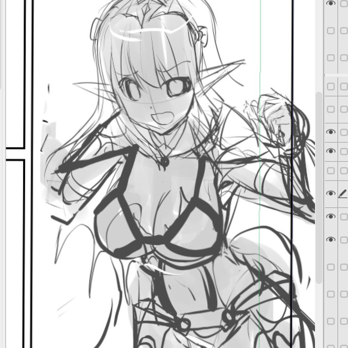 ビキニアーマーさんボツラフと採用 