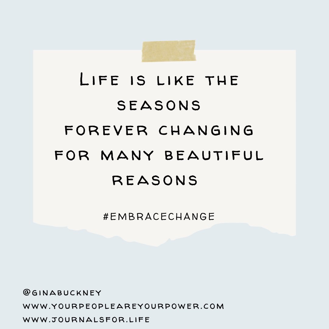 Today’s reminder - CHANGE IS INEVITABLE; change is necessary for own growth and development. Embrace change, move with the change, and where possible become a catalyst for change. 

#growthmindset #changeisgood #embracechange