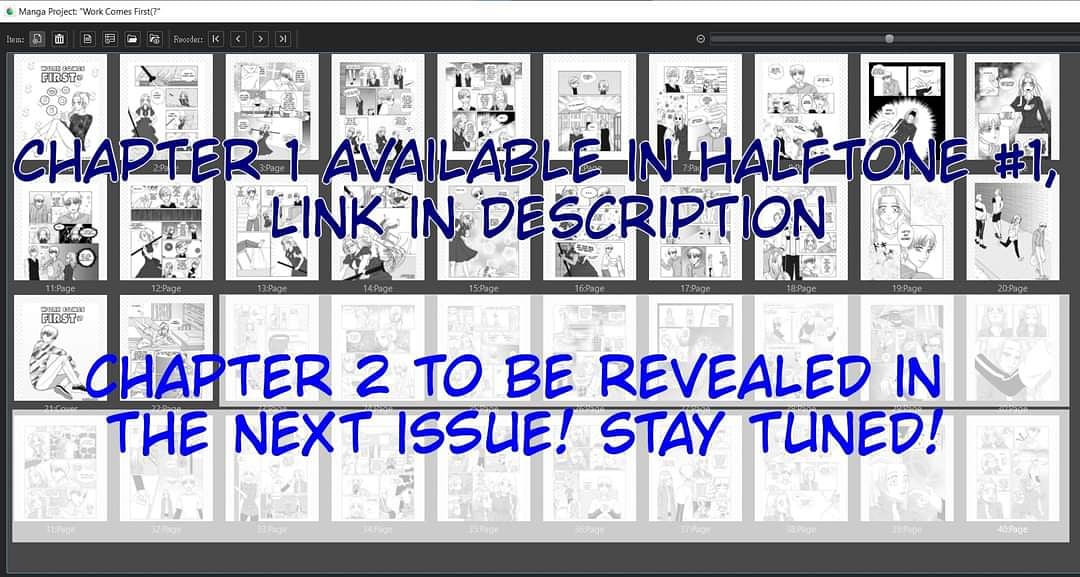 InfinityTing's tweet photo. Just completed Work Comes First(? Chapter 2, now waiting for a final check then you will be able to read it in the next issue of Halftone!

Haven't read Halftone #1? Check it out here along with other amazing artists' works: https://t.co/HmO7LNZvEV

#mmcartists #halftonemu https://t.co/a6EqqylKhD