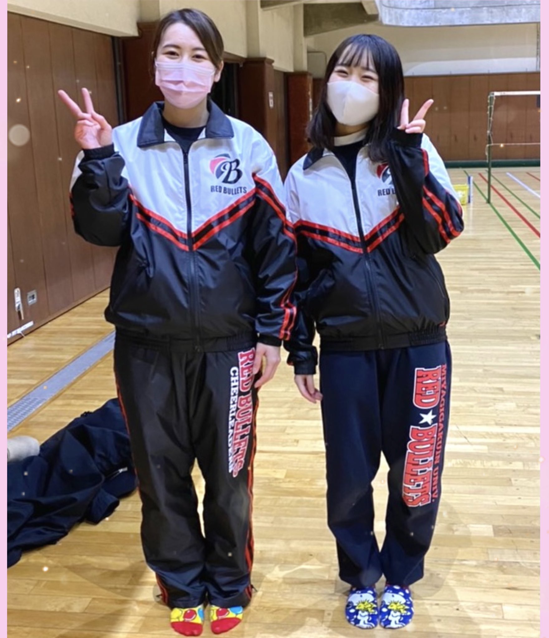 宮城学院女子大学チアリーディング部 ウインドブレーカーチア