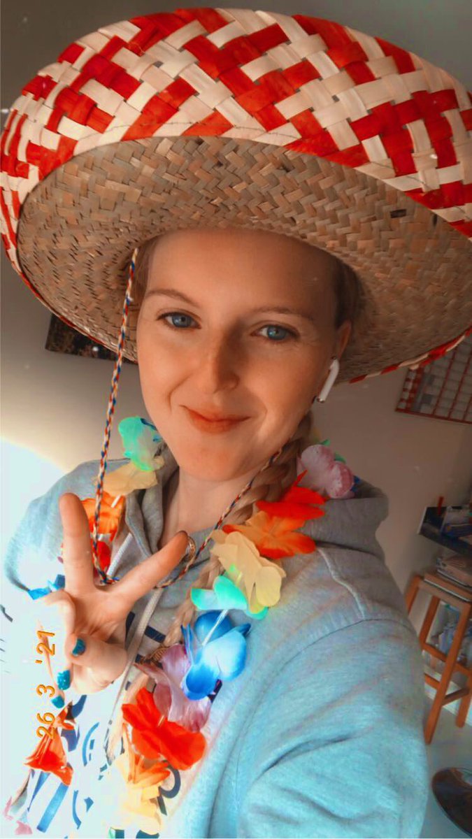 phoenix_halo's tweet photo. It had to be done, working from home  wearing this 👒 to support an amazing charity @braintumourrsch ✨Show us your awesome hats 🧢 in support of #WearAHatDay https://t.co/VIVxJJdcib