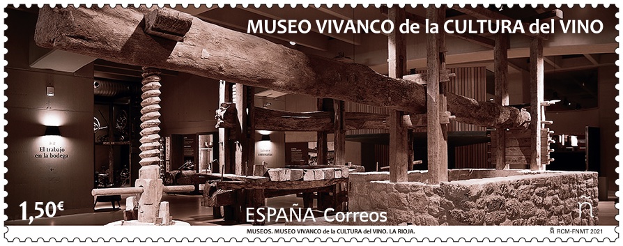 ¡Muy #BuenosDías! Comenzamos el fin de semana de estreno 😃. <a href="/Correos/">Correos</a> dedica, dentro de su serie filatélica “Museos”, un sello a nuestro Museo, por su relevante calado social y vinculación con el patrimonio cultural. #CulturaDeVino #FelizFinde 

👉🏻 vivancoculturadevino.es/es/area-de-pre…
