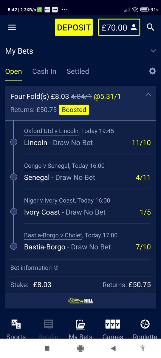 djsportingtips's tweet photo. Well see if we can make it 4 small wins on the trot and get to a £120 in the bank. Small progress and not being greedy😂 #freefoootytips https://t.co/EzF7h42dLJ