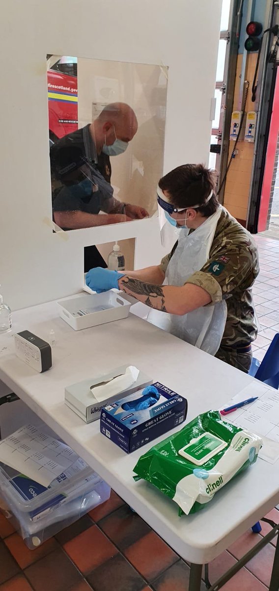 2 CS Bn REME (@2cs_bn_reme) on Twitter photo 11 CS Coy have been operating Asymptomatic Testing Sites across the Forth Valley, Fife and the Borders, basing out of <a href="/fire_scot/">Scottish Fire and Rescue Service</a> locations and community sites as part of the 39 Engrs <a href="/Kinloss_Bks/">39 Engineer Regiment</a> led MACA to support <a href="/scotgov/">Scottish Government</a> efforts in #fightingcovid19 11 CS Coy have been operating Asymptomatic Testing Sites across the Forth Valley, Fife and the Borders, basing out of <a href="/fire_scot/">Scottish Fire and Rescue Service</a> locations and community sites as part of the 39 Engrs <a href="/Kinloss_Bks/">39 Engineer Regiment</a> led MACA to support <a href="/scotgov/">Scottish Government</a> efforts in #fightingcovid19