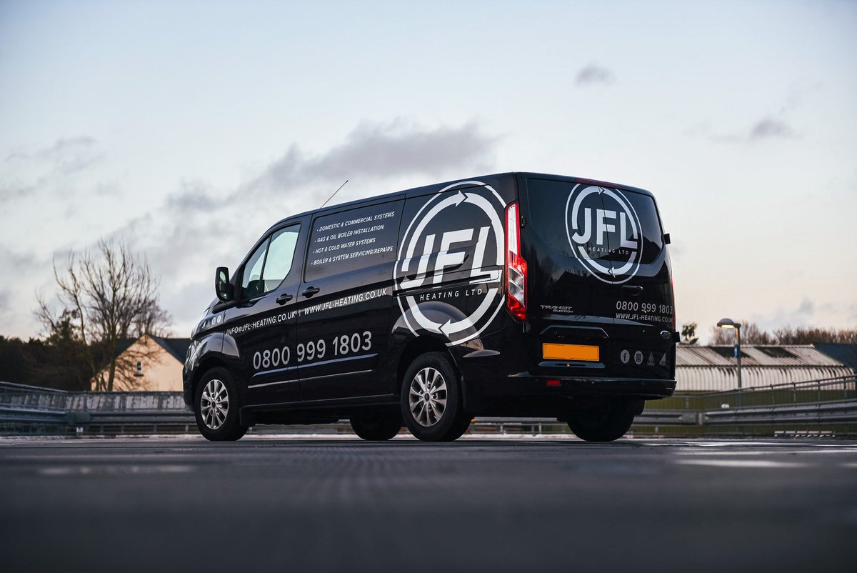 thesignspaceuk's tweet photo. Vehicle graphics completed for Jack at JFL Heating on his new Ford Transit Custom. A pleasure to have worked on this project with him - we’re very pleased with the results, as was Jack when we delivered the van back to him last night. #vehiclegraphics #vansignage #winchesteruk https://t.co/hOLTces1nd
