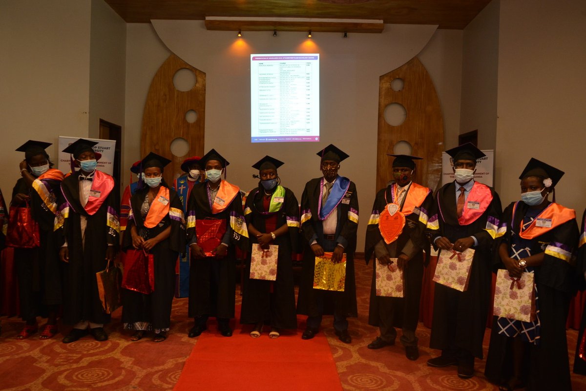 BishopStuartUni's tweet photo. Presentation of graduands who attained first class bachelors’ degree #BSU16thGrad https://t.co/Qf79Exv8om