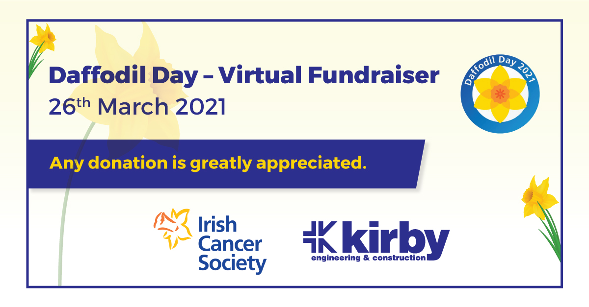 Today is #DaffodilDay and we have set-up a virtual fundraiser to support the Irish Cancer Society. Please click here to donate:  justgiving.com/fundraising/ki…. 

<a href="/IrishCancerSoc/">Irish Cancer Society</a> #irishcancersociety #cancersupport #cancerresearch #fundraising #CSR #charity