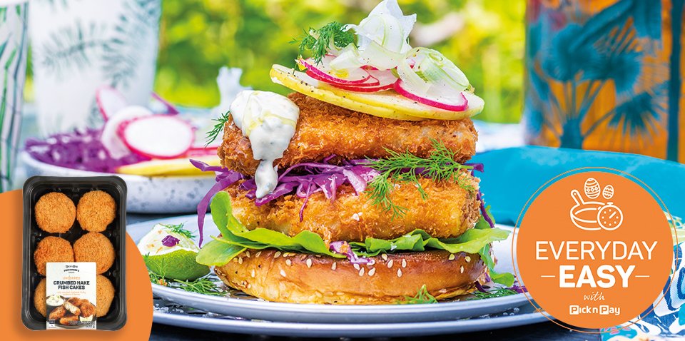 Fish is super popular during Easter, but if cooking a whole fish is a bit of an ask, why not go for something easy and speedy, like these crunchy hake burgers? #EverydayEasy #PnPEaster > bit.ly/2PvM6sK