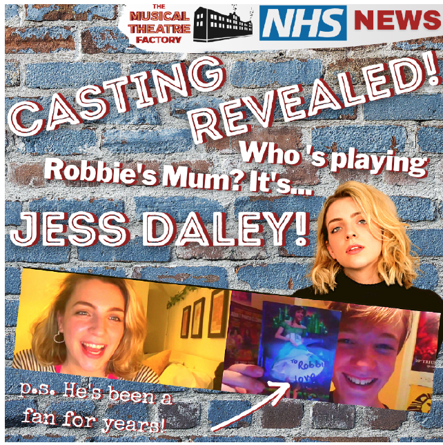 MusicalTheatreR's tweet photo. When 15-year-old budding performer Robbie Davies from Middlesborough nominated his mum, NHS worker Linzi, for @the_MT_factory��s bespoke musical prize, he had no idea she would be chosen &amp; he would be in it too. @jessicacaca7 plays Linzi in the project which begins rehearsals soon https://t.co/He2bCUjyoq