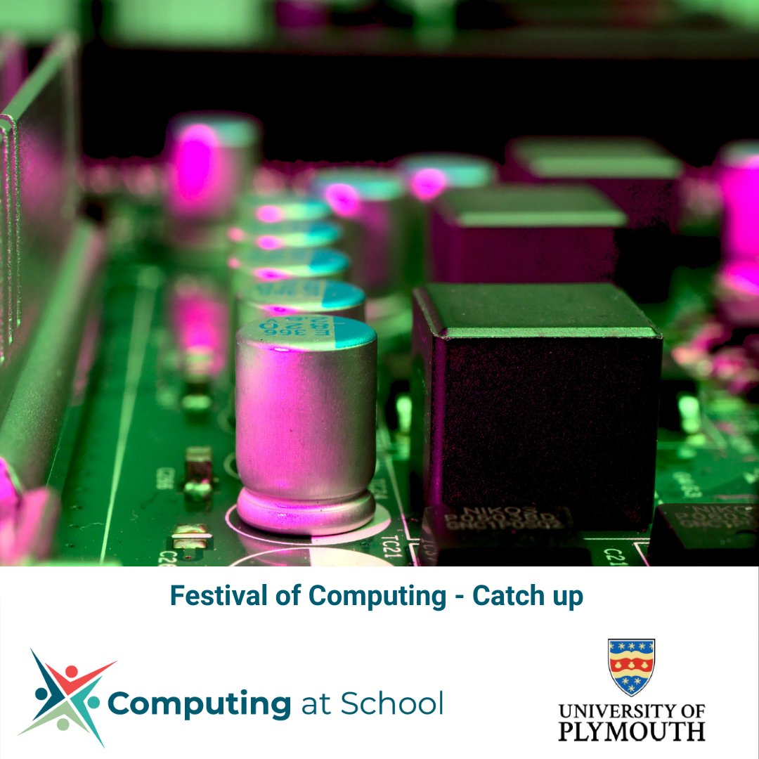 CompAtSch's tweet image. The Plymouth Festival of Computing was a huge success, if you missed it you can now catch up with all presentations: bit.ly/CASPlymVideos 
 
#CPD #primarycomputing #secondarycomputing #CASPlym21