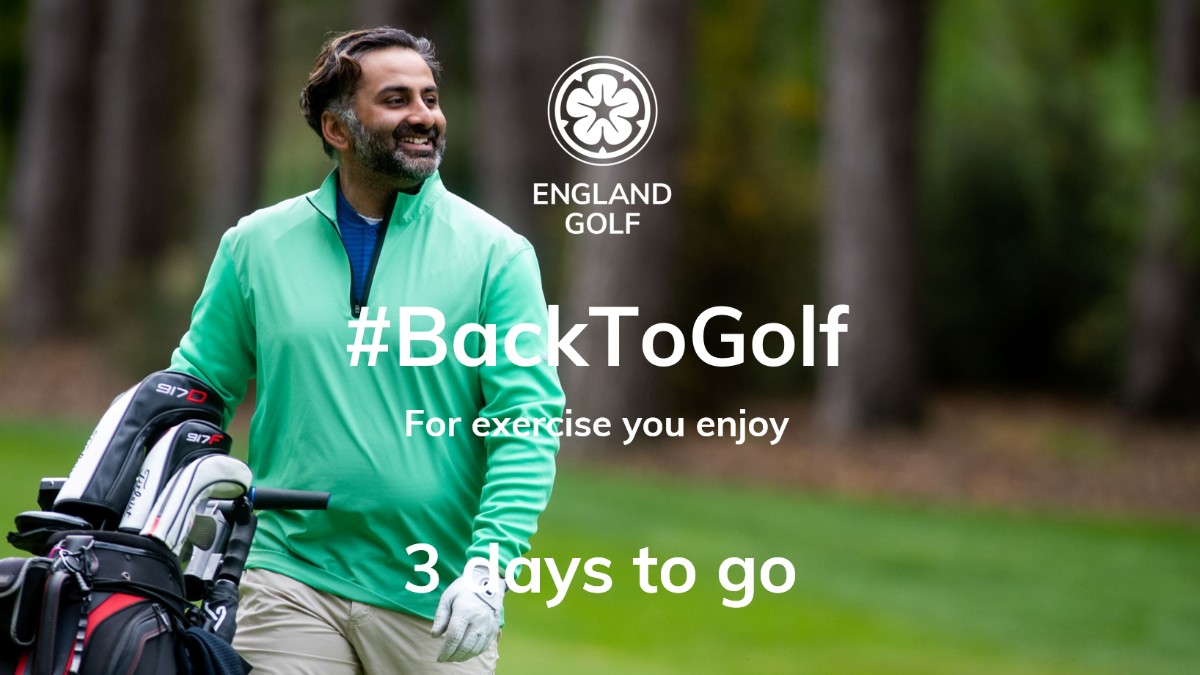 3️⃣ days to go! 

Did you know that 18 holes of golf burns 1,200 calories? 💪

When golf returns on Monday, 29 March - so does the best type of exercise! ⛳❤️

#BackToGolf - for exercise you enjoy!