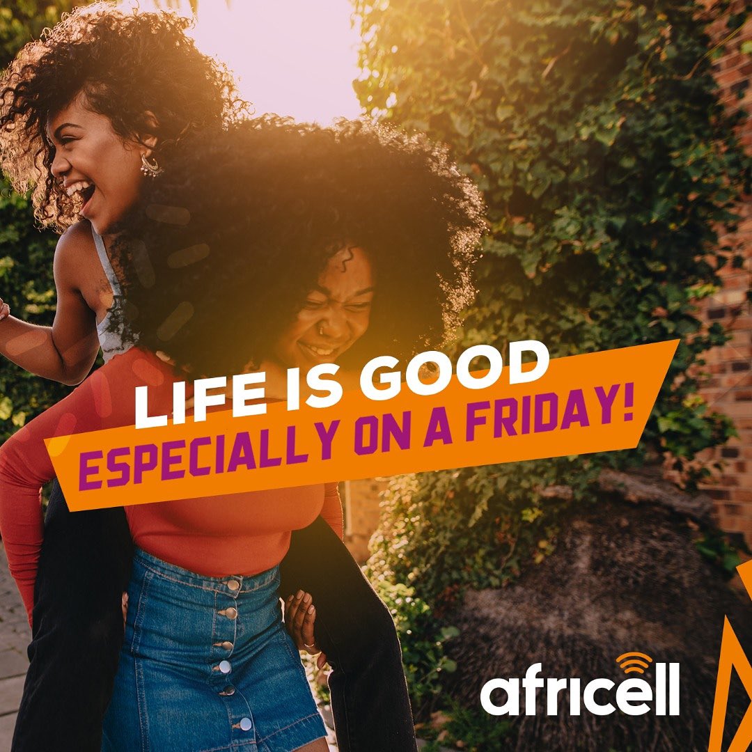 AfricellSalone's tweet photo. Hello Friday❗️
It’s been a long week, but the weekend is here😉
Don't forget to mask up and stay safe🙏🏿
Have a great weekend everyone ❗
#AfriFriday
#AfricellSL
#AfriMoney https://t.co/D3dIFqrFJs