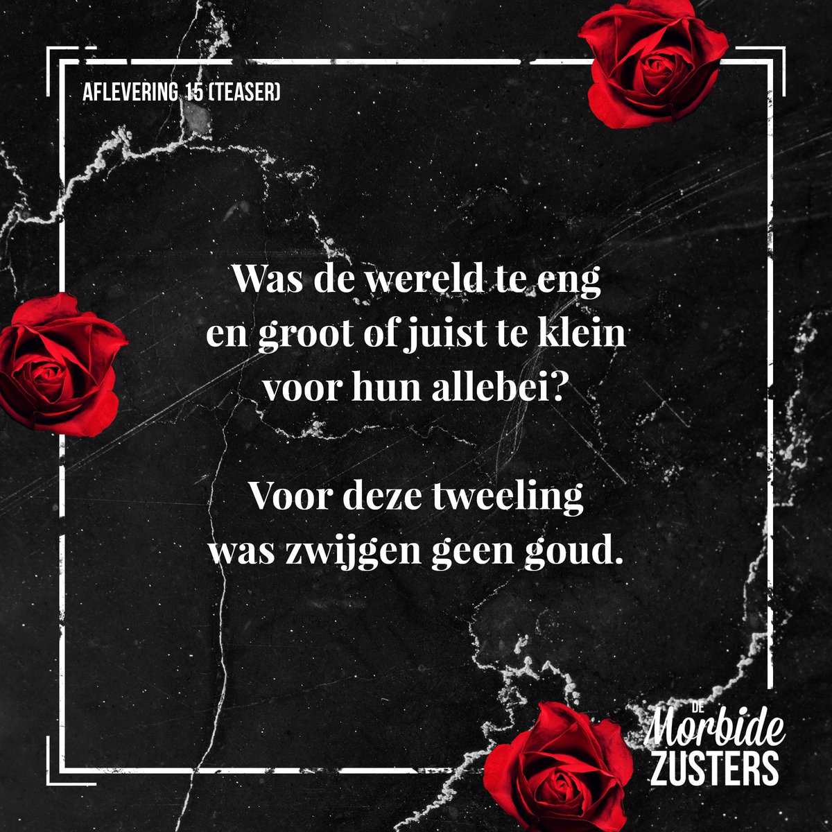 morbidezusters's tweet photo. Maar verder zeggen we nog even niks over deze tweeling. Al hebben jullie nu vast al een idee, of niet?
#demorbidezusters #podcast #truecrime #truecrimepodcast #nederlandsepodcast #dutchpodcast #doodenverderf #hint #teaser https://t.co/5MGbWEOcvE