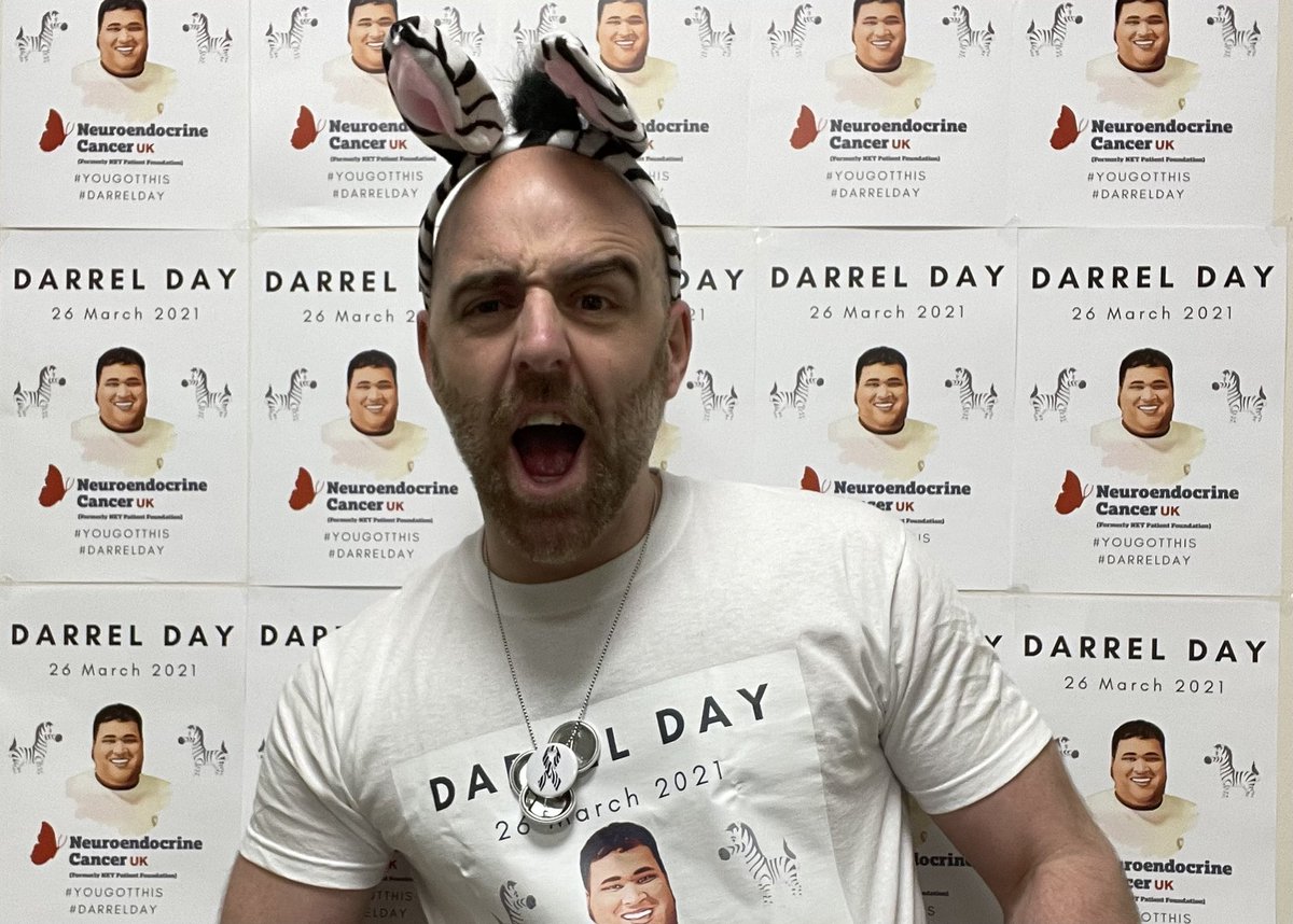 Coming live from #DarrelDay HQ. Please all dig deep and donate today for an amazing cause for an amazing friend <a href="/dazzlar_darrel/">Darrel</a> 🦓💚

justgiving.com/fundraising/da…