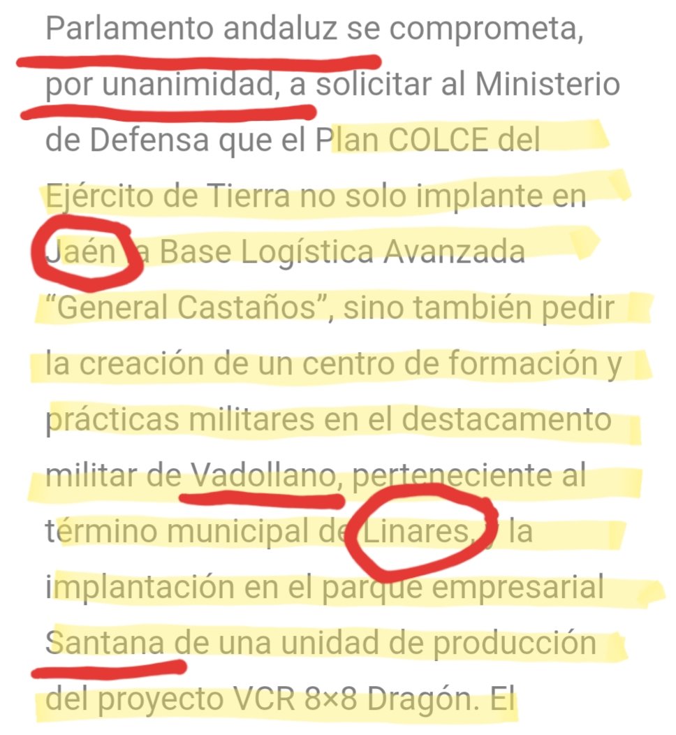 JaenMereceMas's tweet photo. #Linares ganaba #empleo con la base #Colce en #Jaén, pues conllevaba solicitud de fabricar los VCR 8x8 Dragón en Santana. Era otra apuesta de Jaén por su provincia, y mandos del Ejército aseguran en privado que era factible cuando todo apuntó que el Colce estaría en Jaén. https://t.co/PXVudWH9vD