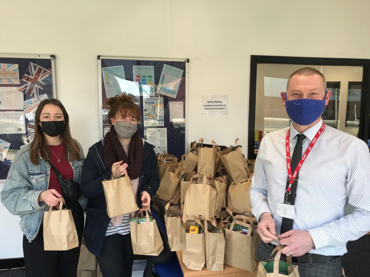 wiganleighcol's tweet photo. A big thanks to @TransformWigan and @BSDWigan for delivering a very generous donation of Easter Eggs for our students this morning. https://t.co/kco8zL1vsM