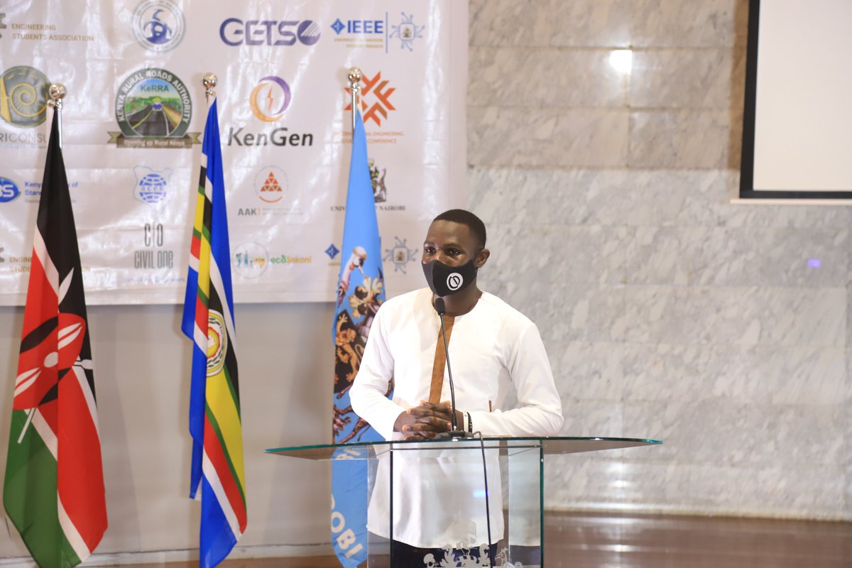 esa_uonbi's tweet photo. @uon_cae Governor Evander Onyango reaffirms CAE's commitment to innovation-oriented facilities while addressing the International Engineering Student's Conference. #IESC4_0
#EconTwitter
#WearAMask
#EngineeringintheNewNorm
@uonbi
@esa_uon
@KeRRA_Ke
@KenGenKenya
@AAKenya
@KEBS_ke https://t.co/bzG11iYxqQ