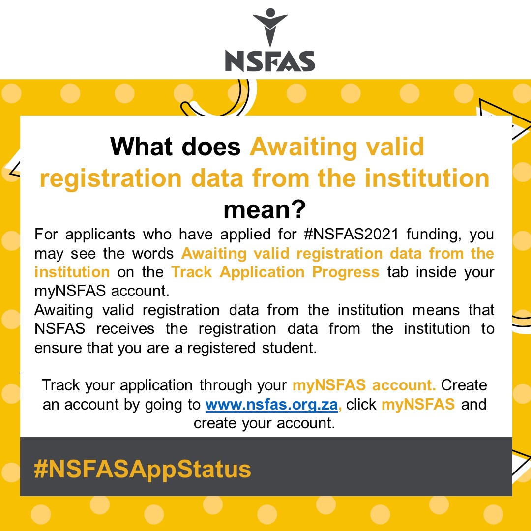 GCISMedia's tweet photo. #NSFASAppStatus https://t.co/cnK5PMIRWC