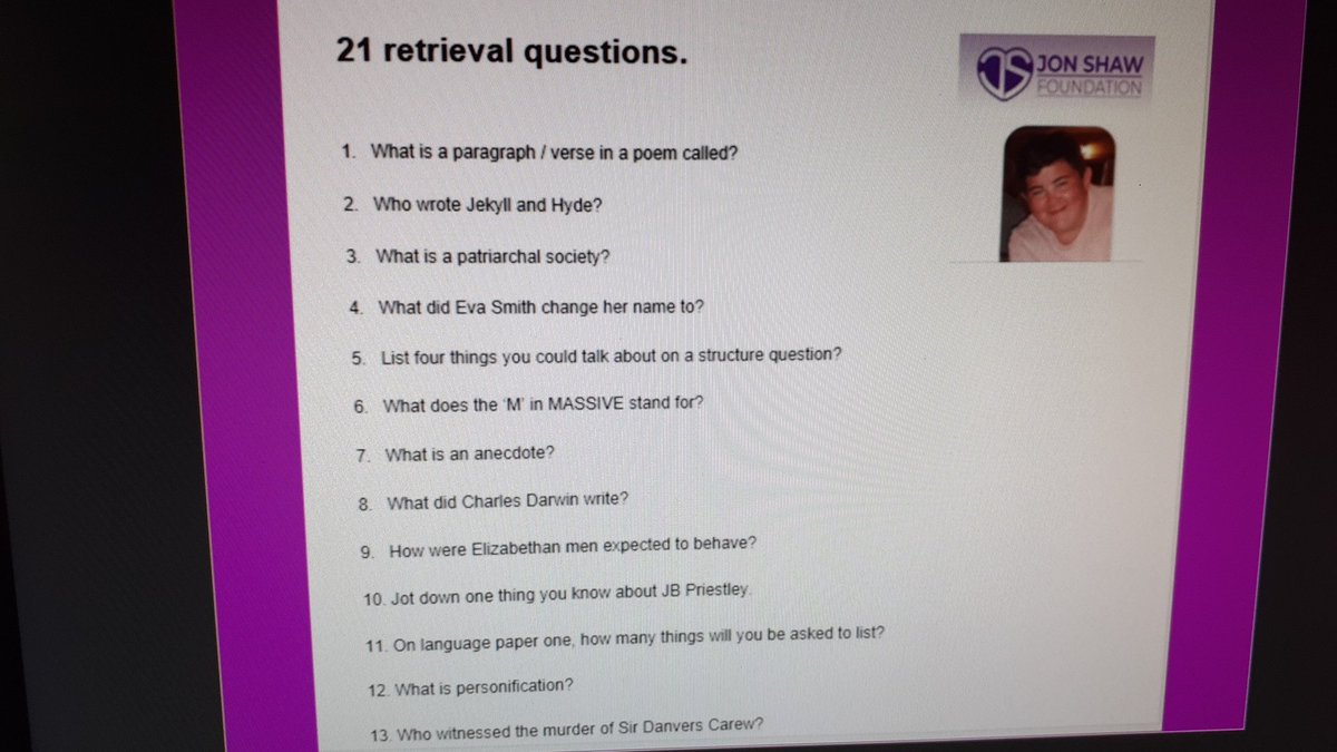 SandbachSchLit's tweet photo. 🟣 11s5 completed 21 revision questions in 21 minutes this morning 🟣 @FoundationJon https://t.co/04JAA4sVDM